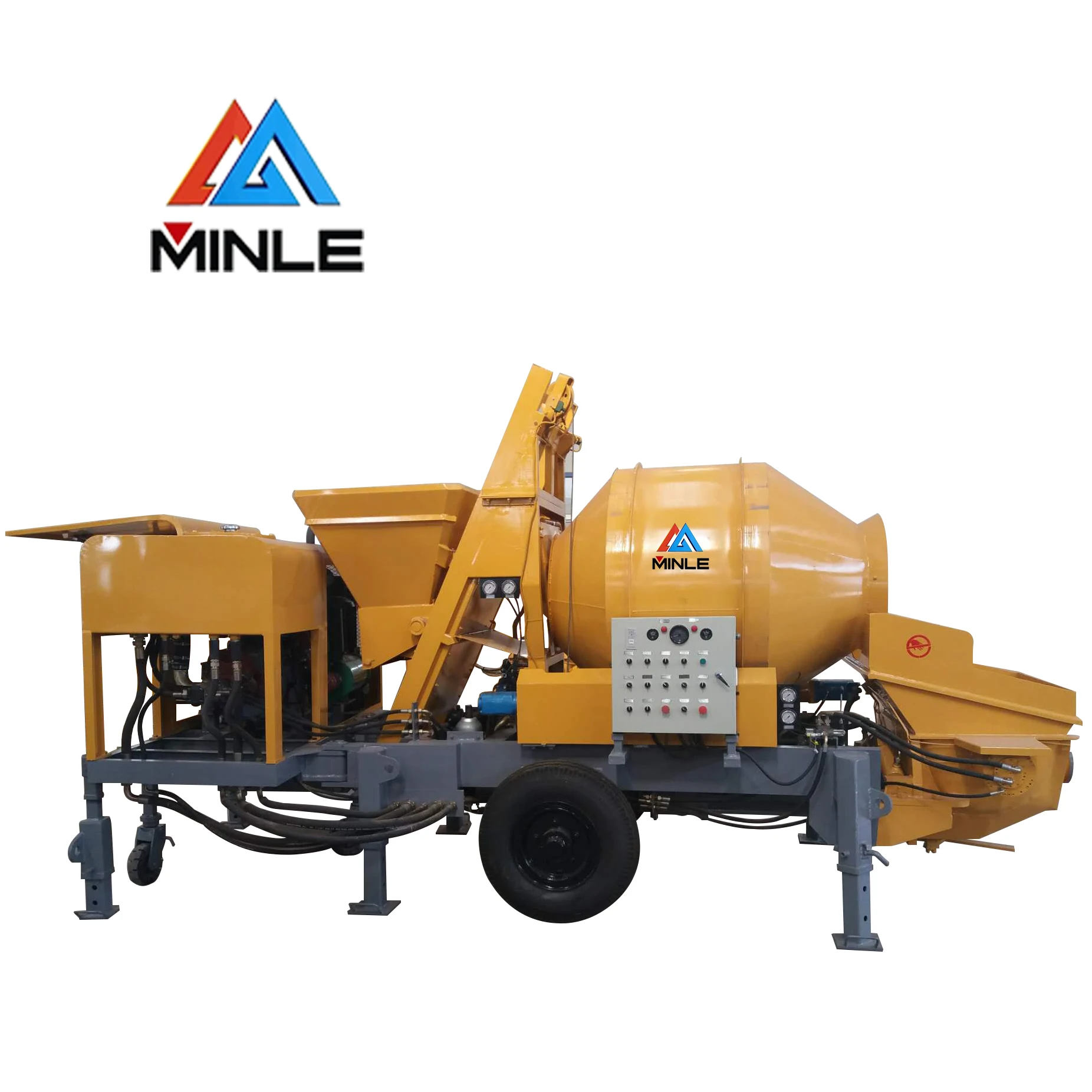 1400mm Filling Height Bolseen Valve Concrete Mixer With Pump Buy
