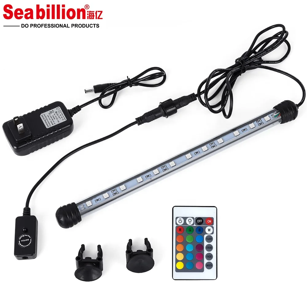 
Seabillion USA HOT SALE T4 Bead 5050 RGB With Remote Control Certificates Ce FCC ROHS Fish Tank Led Lamps  (60827213515)