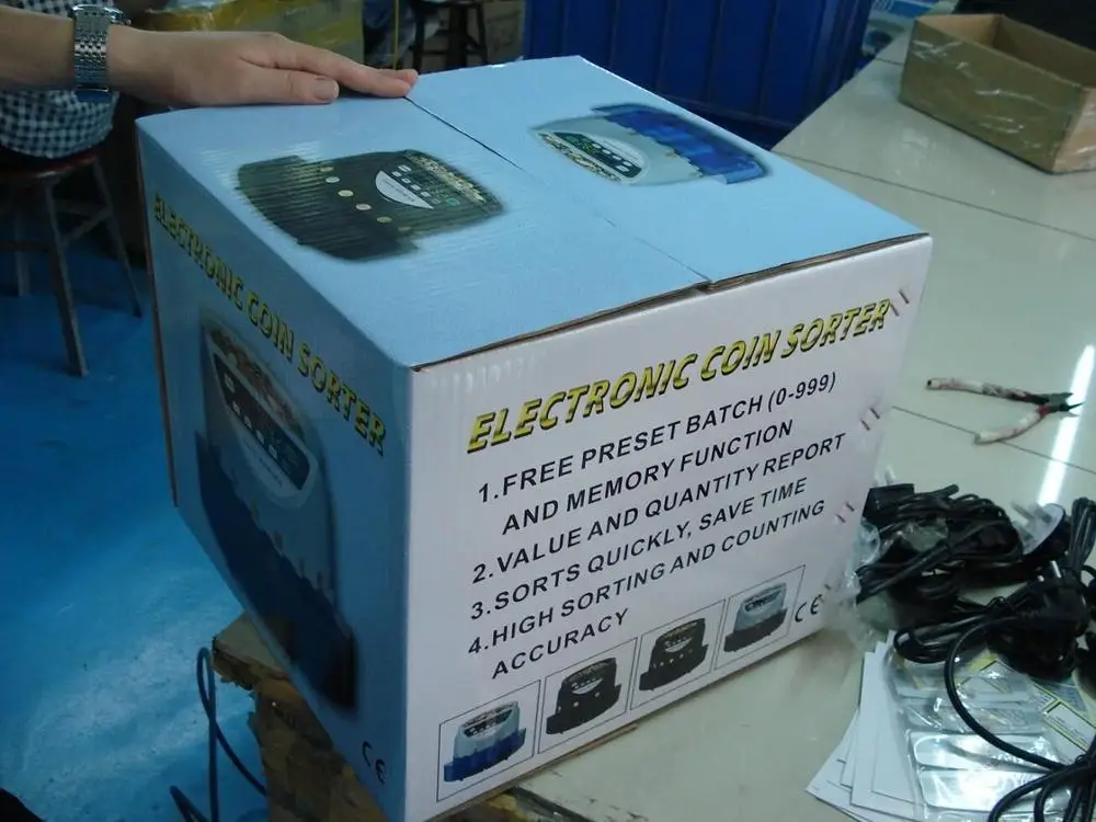 
High quality Plastic Euro auto Coin Sorter/Counter CS550 money counter 