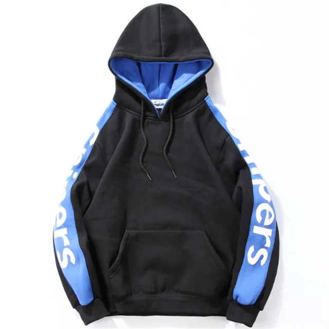 

Street Wear Sweatshirt Black Hip Hop Hooded Gym Hoodies For Men