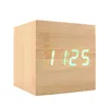 Multipurpose led clock kit,wood table clock,wooden clock case