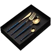 Portuguese tableware spoons forks knives stainless steel mirror polish cutlery set
