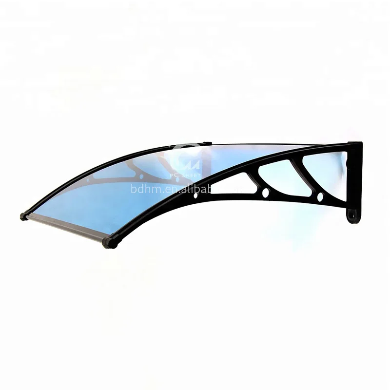 

Best price superior quality PC window door canopy / DIY plastic door canopy awning / Polycarbonate awning window canopy