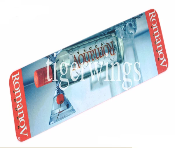 Tigerwings classy 1 inch thickness sublimation blank rubber bar mat with custom logo