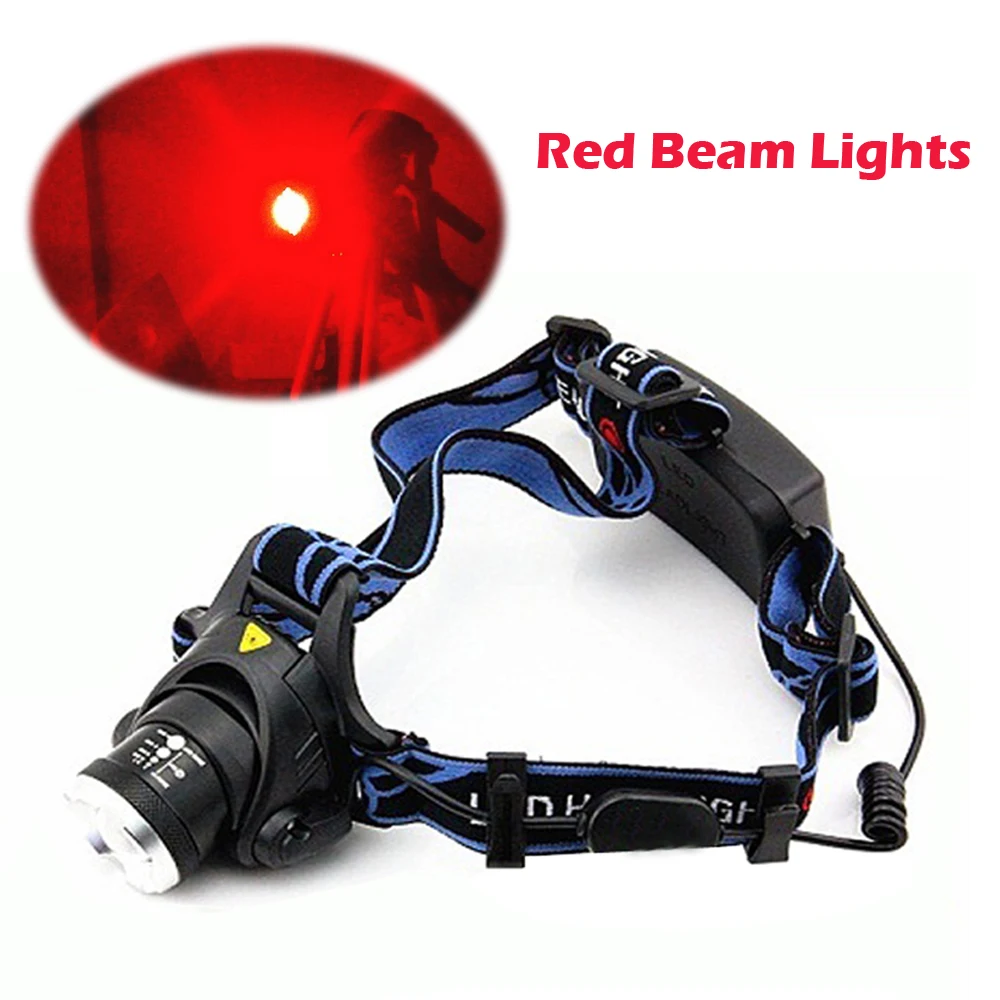 5W Pilot Training Fishing Shooting Red Light LED Headlight Head Lamp with Logo Engraving