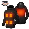 Heating Jacket With Carbon Fiber Heating Element Include Power Bank