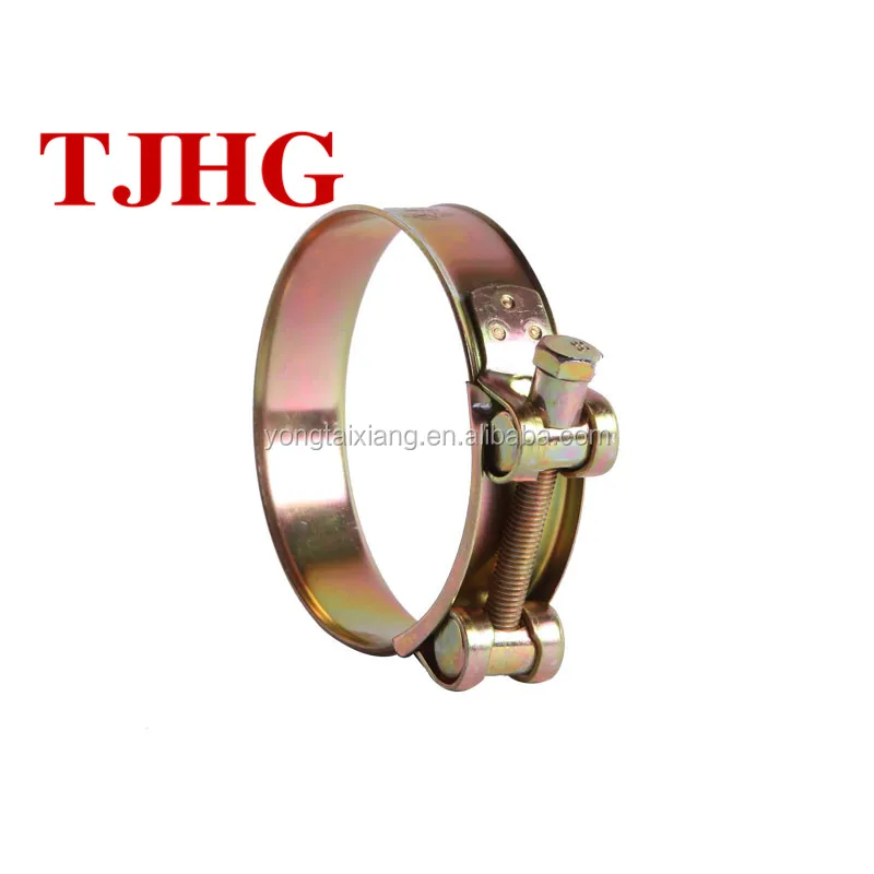 
High-quality Robust heavy duty hose clamp with solid nut 