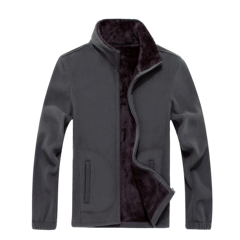 

High quality plain custom cheap winter fleece jacket wholesale mens jacket man