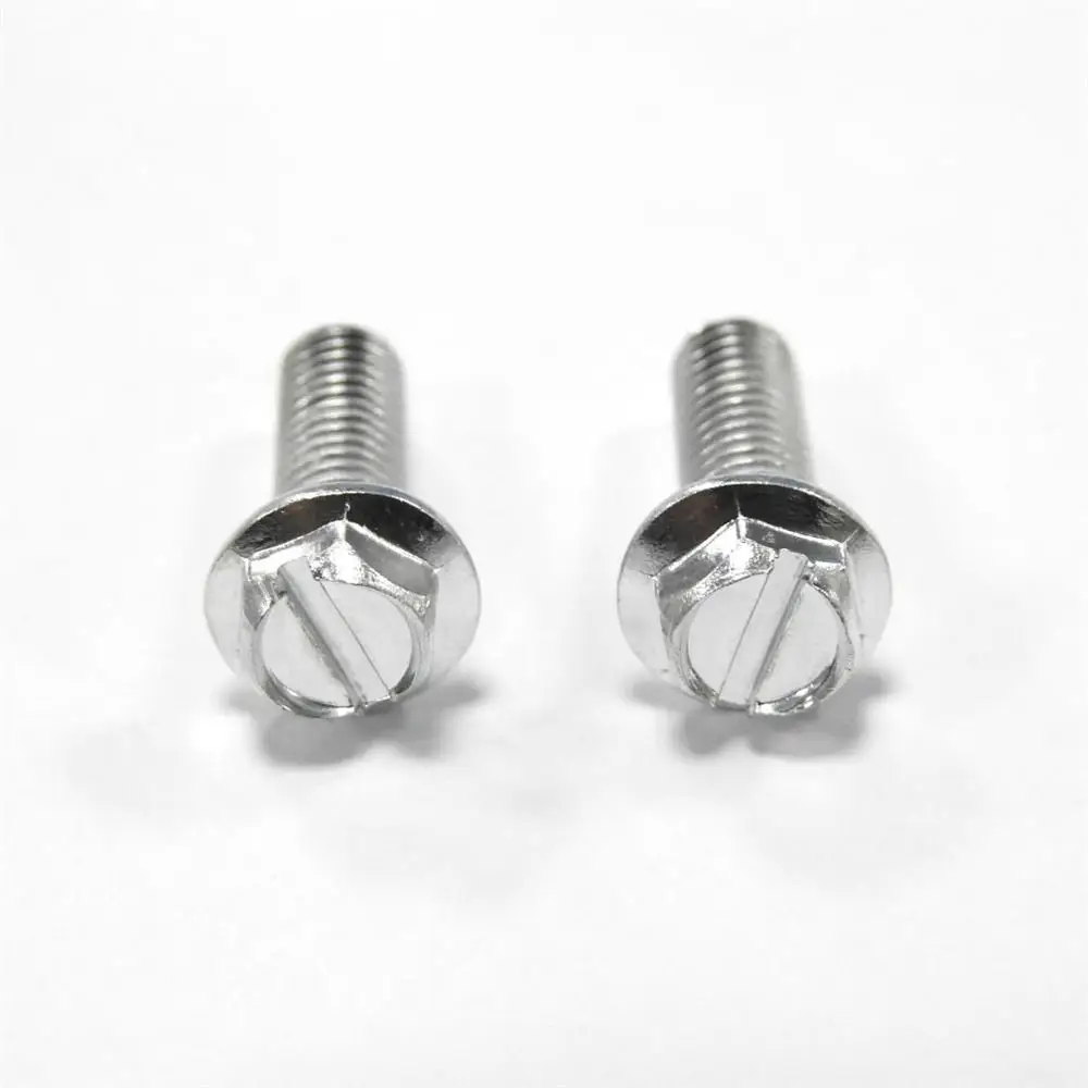 
Class 8.8 White Zinc Hexagon Head Plastic Self-locking Insert Nylon Patch Bolt 