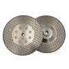 Order directly 180mm with M14 flange double side electroplated diamond saw blade for marble