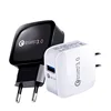 Fast Charging US EU AU plug quick charge QC 3.0 USB travel charger USB Wall Charger OEM Home Charger