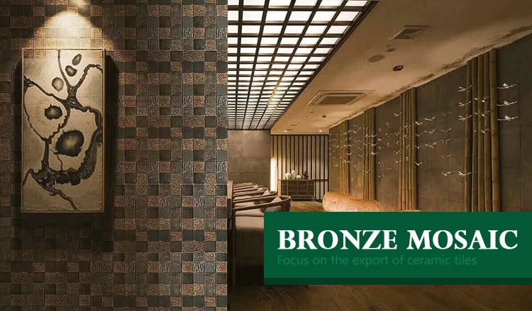 Luxury Bronze Mosaic For Bathroom Hotel Tv Background Wall Tiles Bathroom Hotel Tv Background Wall Tiles