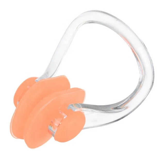 

Custom Printing Watersport Accessories Soft Silicone Nasal Splint Swimming Nose Clip, Black, bule, orange, pink underwater nose plugs