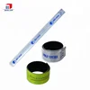 Customized Cheap PVC Reflective Wristband,Snap Bracelets ,Reflective Armbands Slap Bands Wrap