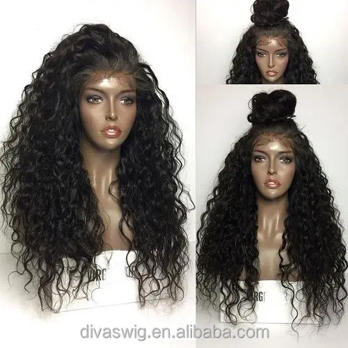 

9A+ Deep Wave Lace Front Wigs Human Hair Pre Plucked Brazilian Deep Curly Wigs for Black Women 180% Density hd transparent lace