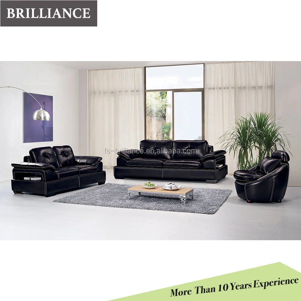 
Good quality leather sectional sofa set low price 