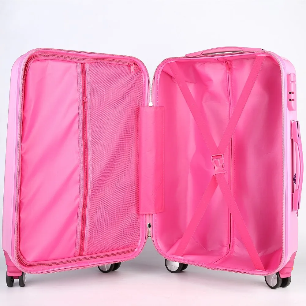 High Quality Fashion Trolley Box Children Pc Wheeled Luggage Kids