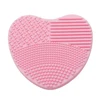 Creative Heart-Shaped Silicone Brush Egg Cosmetic Makeup Cleaning Tool