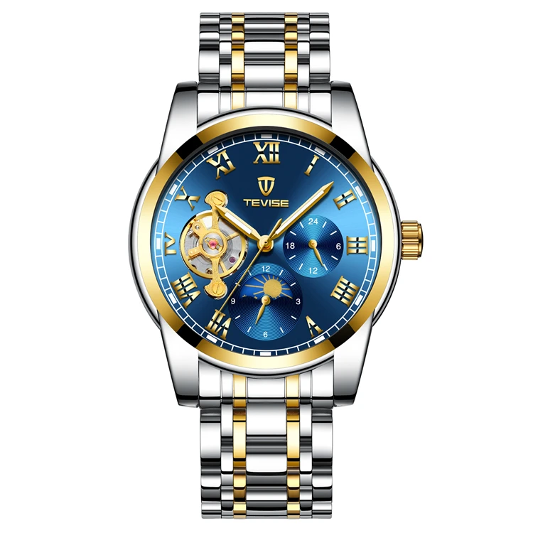 

TEVISE 9005 Mens Watches Top Brand Luxury Automatic Mechanical Watch Business Waterproof Sport Watches Relogio Masculino