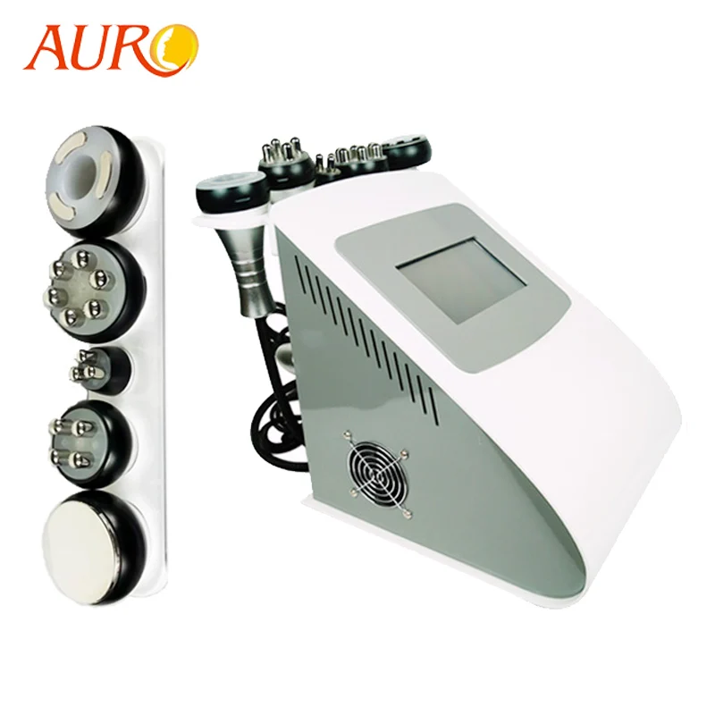

Au-61 Auro 5 in 1 Ultrasonic Cavitation RF Body Slimming Skin Lifting Machine