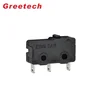 High Rating Hige Contact Resistance to 10(2)A, 1/4HP mini micro limit switch