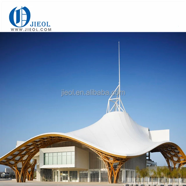 
High quality shopping mall PTFE, PVDF tensile membrane roof  (60744463839)