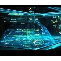 

6m width Magical 3D Holographic Mesh Screen holographic projector for big size