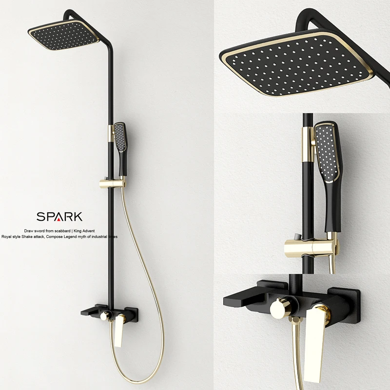 Kaiping Spark Original Design Surface Mounted Bath Shower Faucet
