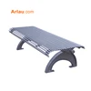 Arlau outdoor steel seating street cast iron furniture bench ends for parks
