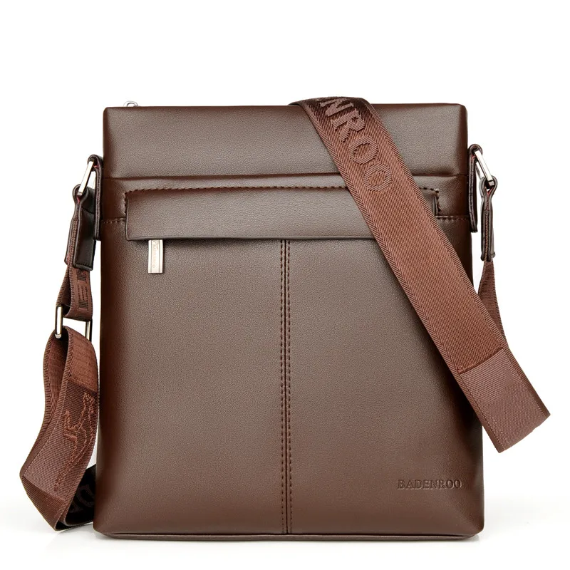 

Top quality Convenient Genuine leather cross body sling shoulder bag for men Cowhide wholesale messenger bags, Black and brown