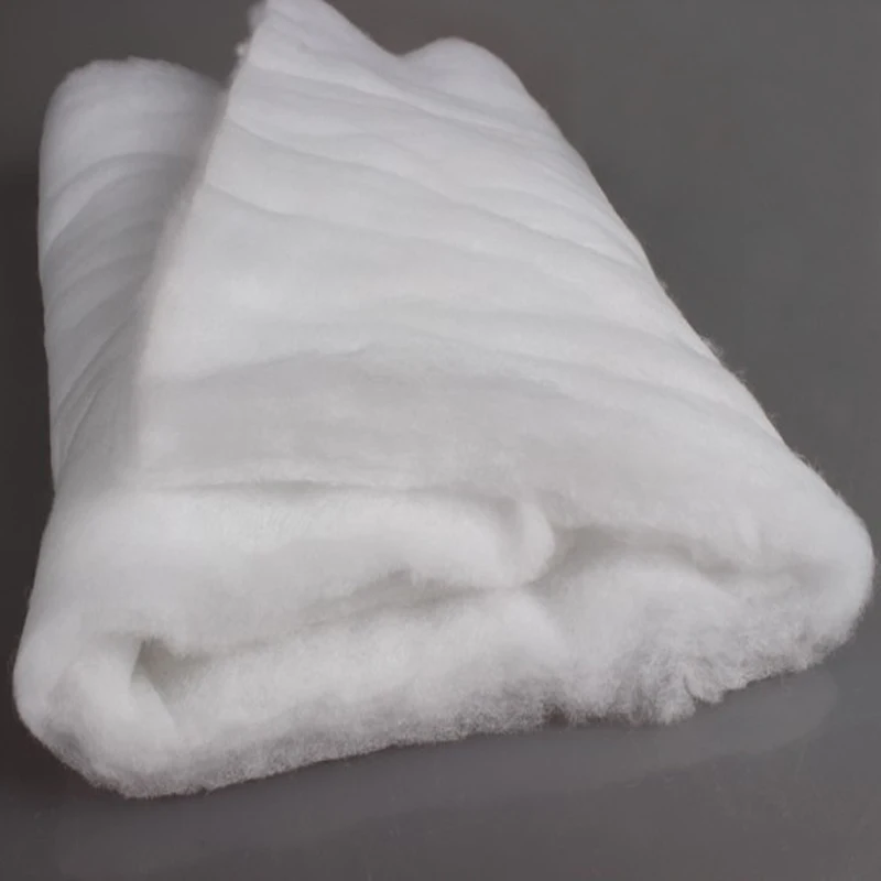 Wholesale Thermal Insulation White Color Quilt Batting Fiber Polyester