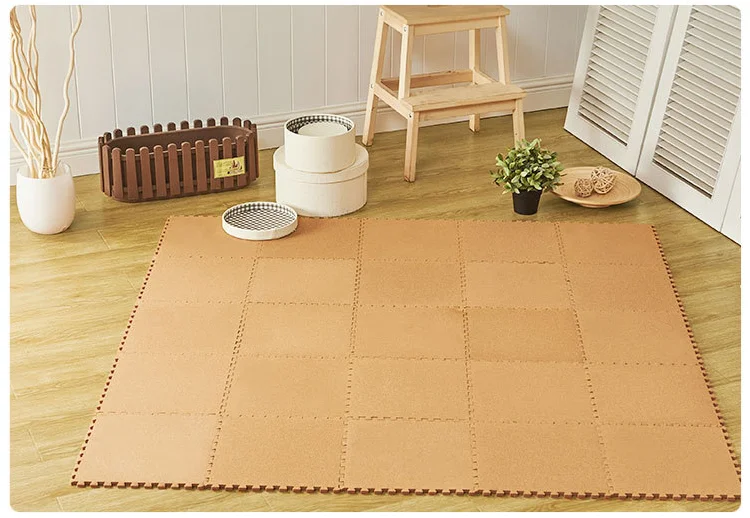 Ruiqin High Quality Eva Flooring Cork Floor Mat For Kid/children/adults