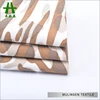 Shaoxing Manufacturer Stretch Combed Sateen Leopard Print Cotton Fabric