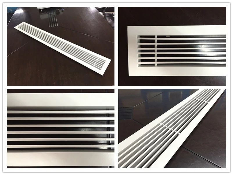Air Conditioning Vent Duct Cover Aluminum Linear Bar Grille Air Ac Vent
