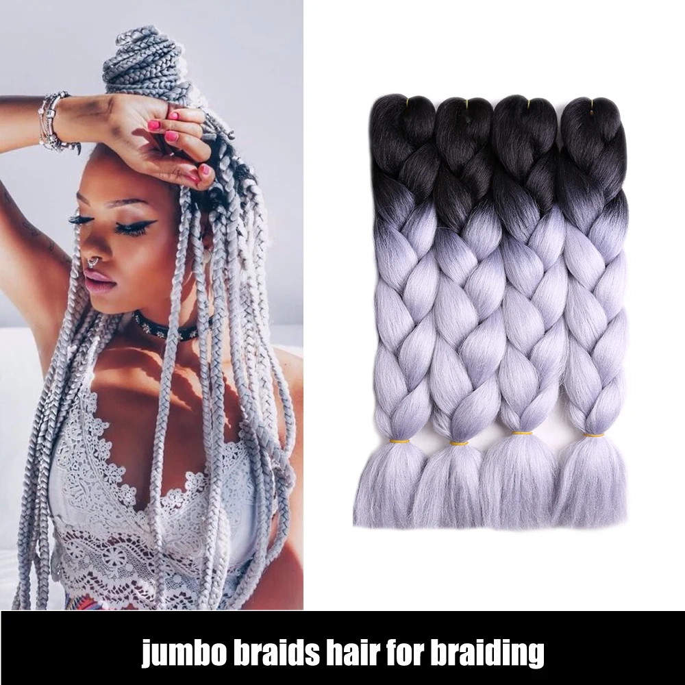 Aliexpress Two Tone Jumbo Ombre Braiding Hair Made Of High Quality