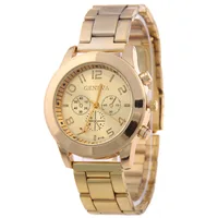 

Chinese Wholesale Fashion Dress Gold Rose Ladies Watches Women Stainless Steel Wrist Watches For Girls 018