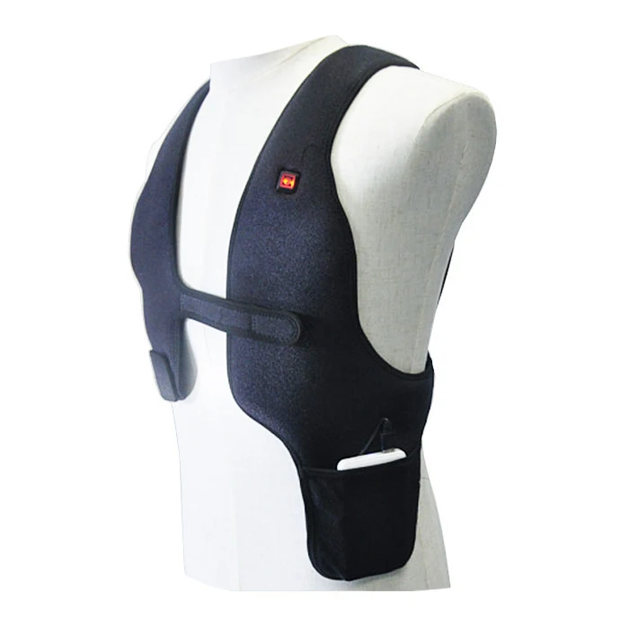 

Battery operated far infrared heating mens winter polyester vest