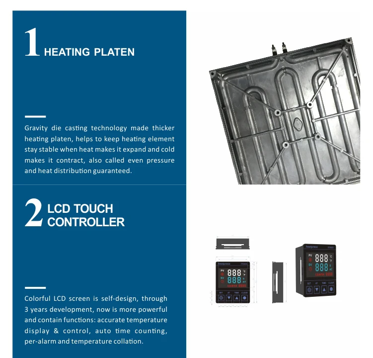 Hp3805b Tshirt Printing Sublimation Heat Press Machine 16 X 24 Dor Name