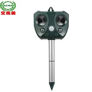 Image of Use for outdoor Solar ultrasonic PIR bird animal repeller