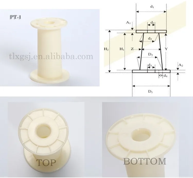 Pt1 Custom Plastic Small Bobbin Spool For Enameled Copper Wire Buy
