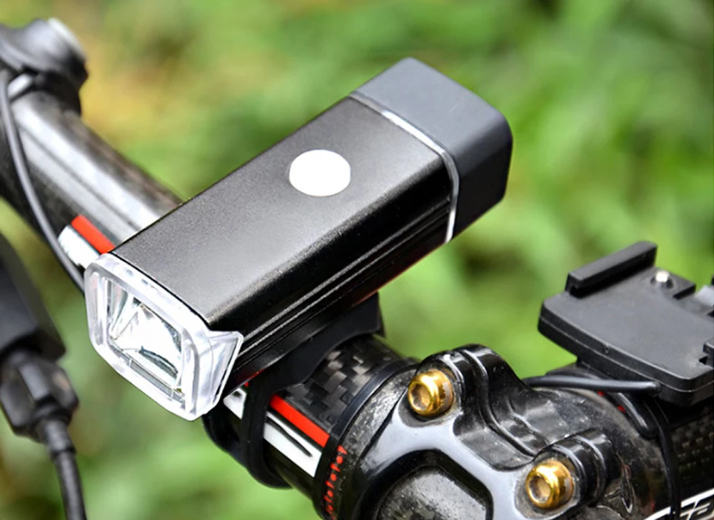 200 lumens Aluminum Alloy USB Rechargeable LED Bike Front Light factory