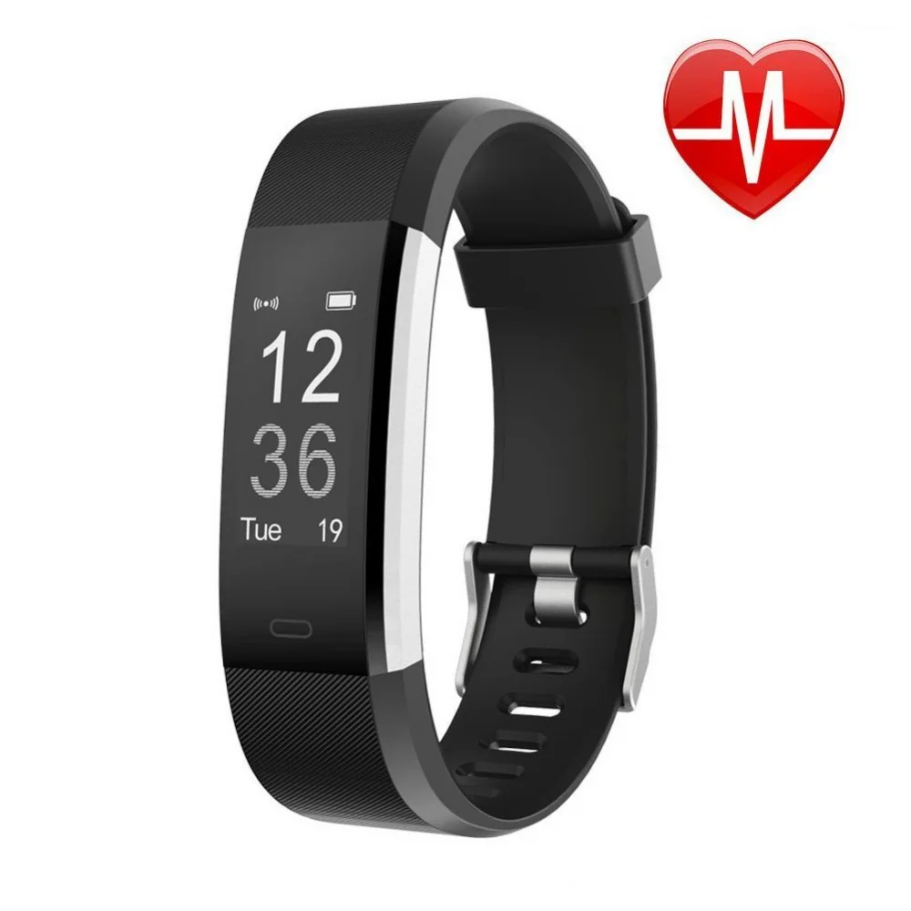 

Smart Wristband Sports Heart Rate Band Tracker Bracelet Watch for iOS Android