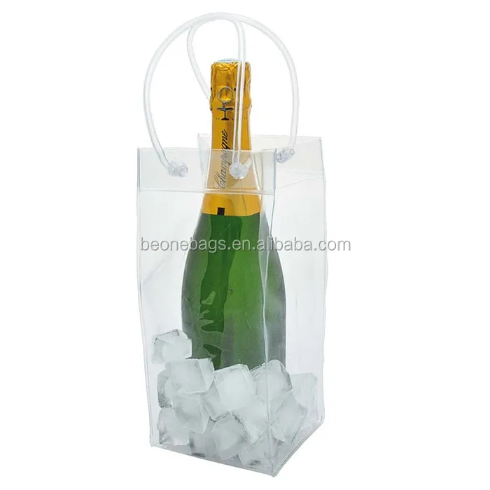 plastic wine ice bags