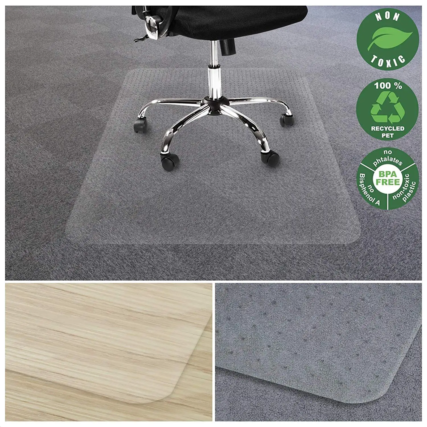 best chair mat for hardwood floor amazon hard floor chair mat. office chair mat for hardwood floor COLIBROX--47 x 47 PVC Chair Floor Mat Home Office Protector For Hard Wood Floors New