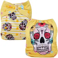 

Customized reusable ecological diapers waterproof position Baby pocket Cloth Diapers