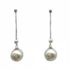 Elegant high quality crystal rhinestone earrings pearl statement earrings