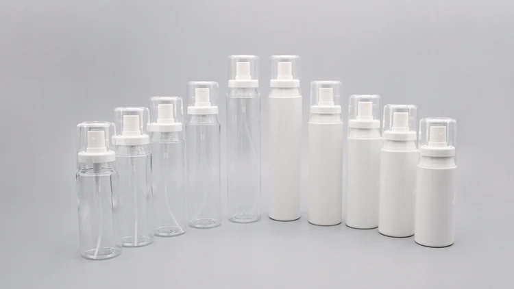 60ml/80ml/100ml/120ml/150ml Empty Cosmetic Containers Buckle Bottle Transparent/White Spray Bottles
