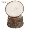 Unfinished Natural Wood Slices Circles Pieces with Tree Bark Log Discs DIY Craft