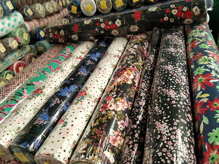 30*30 68*68 Density Challie Printed Pattern And 100rayon Fabrics Textile For Shirting Fabric