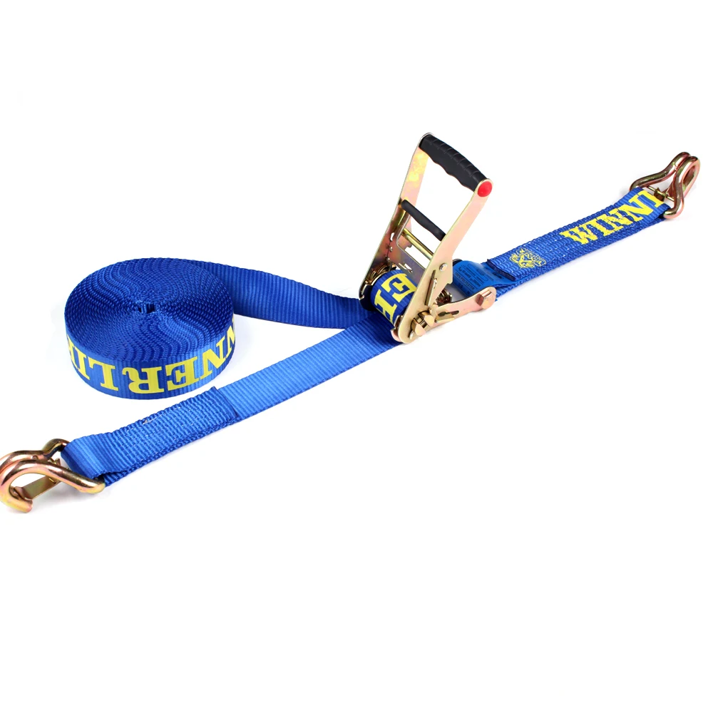 2 50mm J Hook With Safety Latch Ratchet Tie Down Strap Buy Cargo Lashing Strap Ratchet Strap Ratchet Strap Winder Product On Alibaba Com